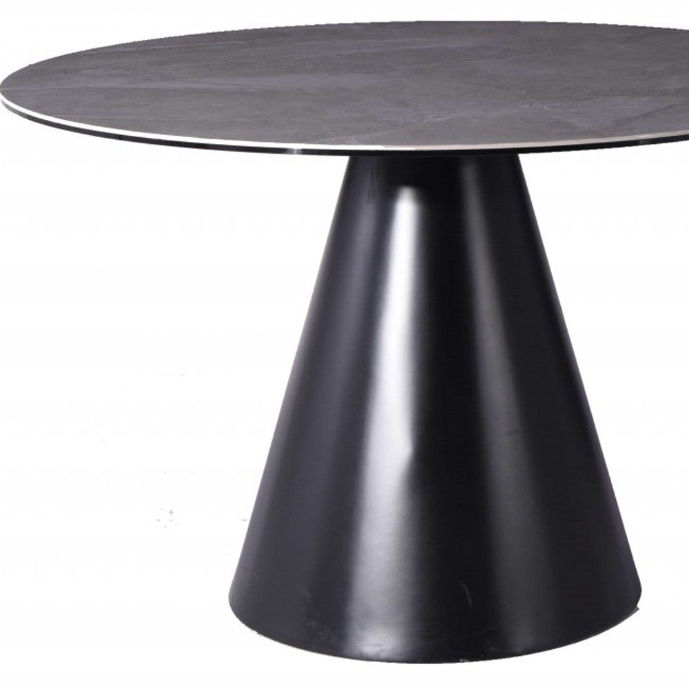 Cohen Stone And Iron Dining Table