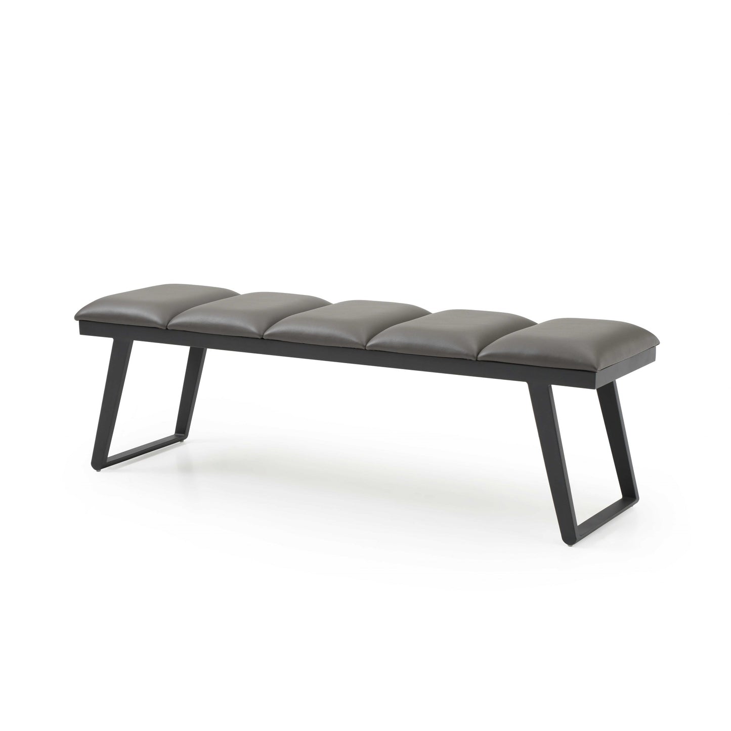 Barry Upholstered Bench - Gray