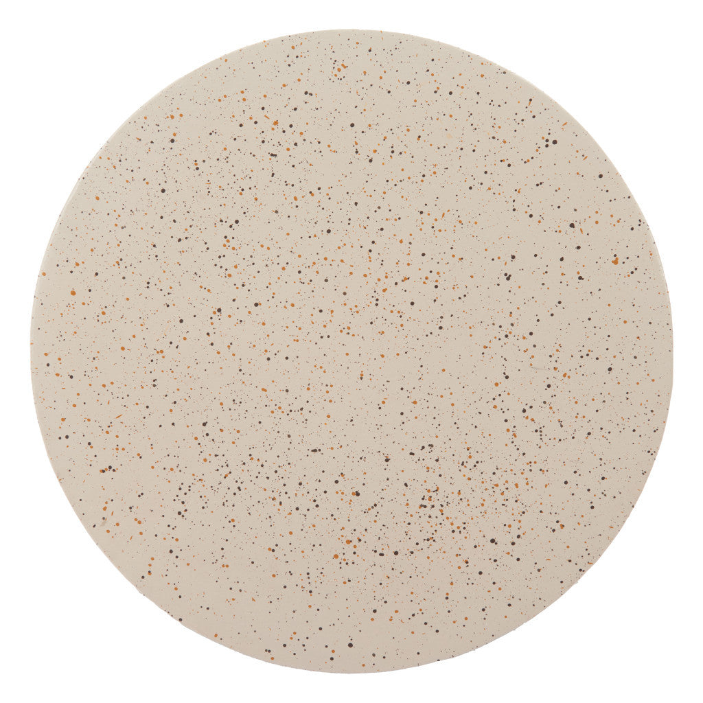 Otto Faux Stone Pedestal Table