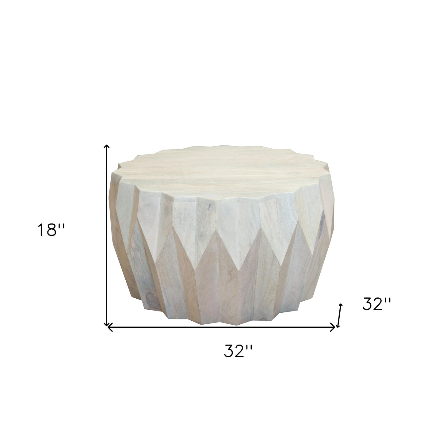 Echo Round Block Coffee Table