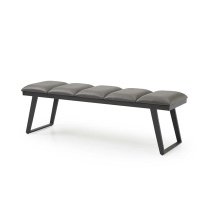 Barry Upholstered Bench - Gray
