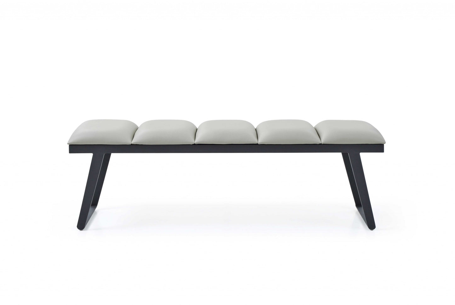 Barry Upholstered Bench - Light Gray