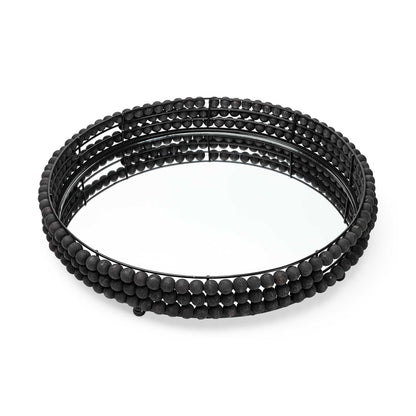 Destin Beaded Tray - Black