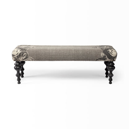 Dalia Floral Distressed Bench