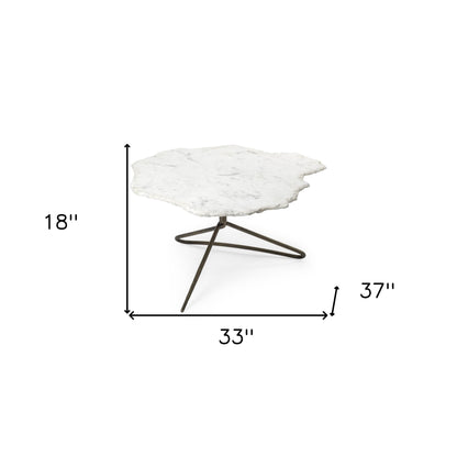 Dolce Marble Free Form Coffee Table