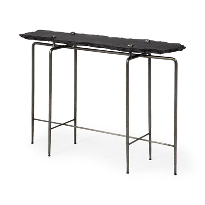 Dolce Slate Six Leg Console Table