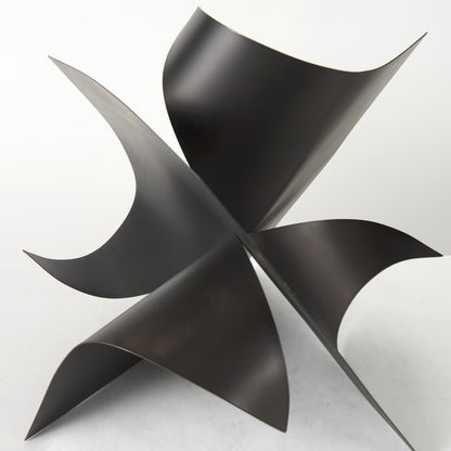 Contempo Black Abstract Sculpture