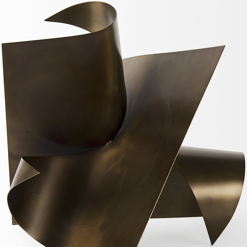 Contempo Gold Abstract Sculpture