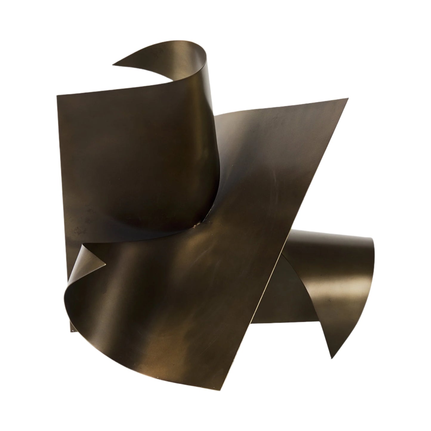 Contempo Gold Abstract Sculpture