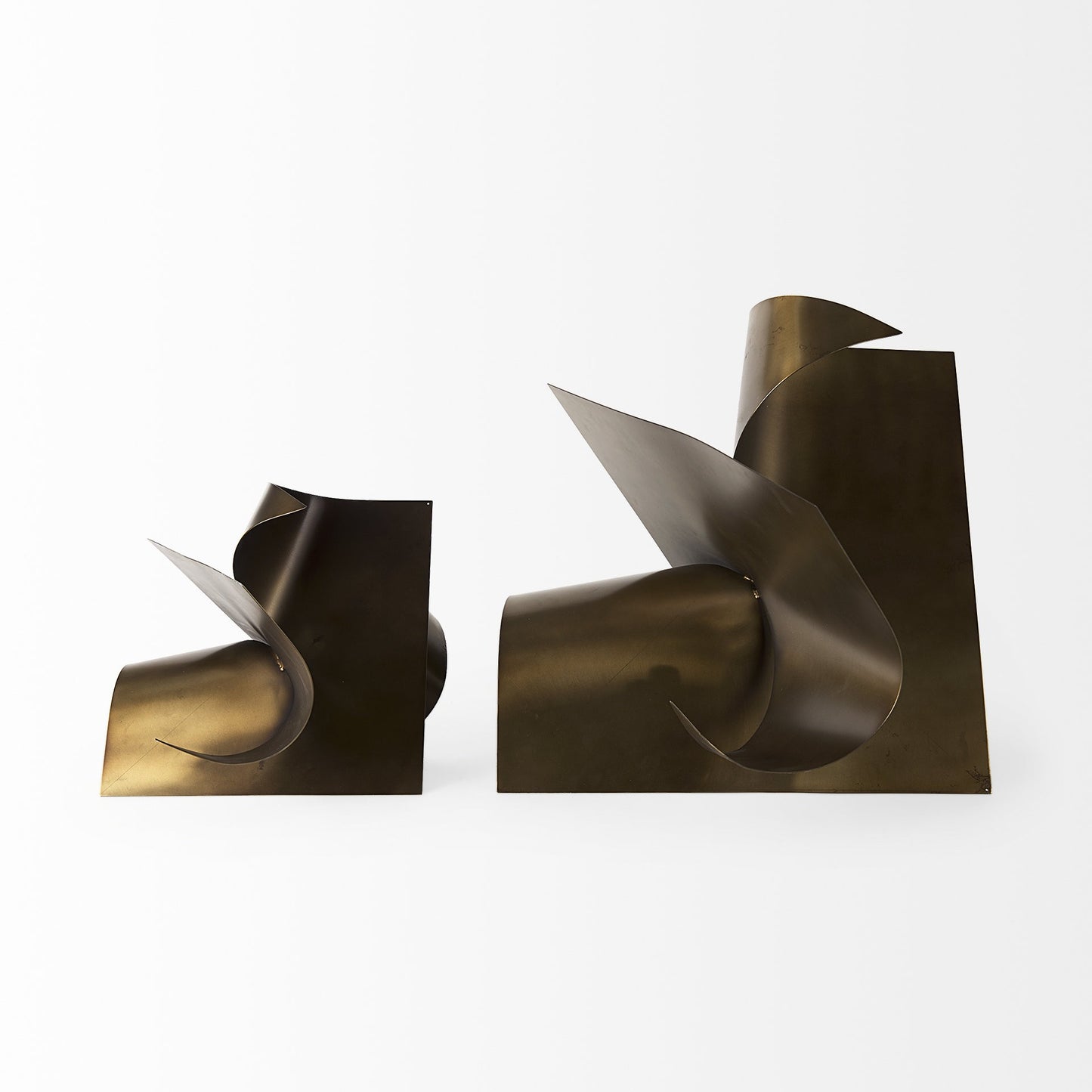 Contempo Gold Abstract Sculpture