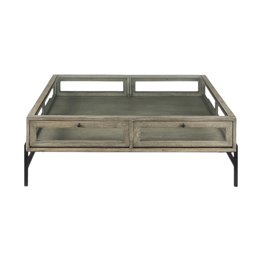 Sheffield Metal Square Coffee Table