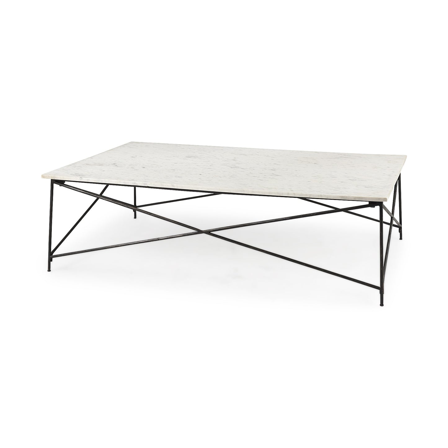 Genie Marble And Iron Coffee Table