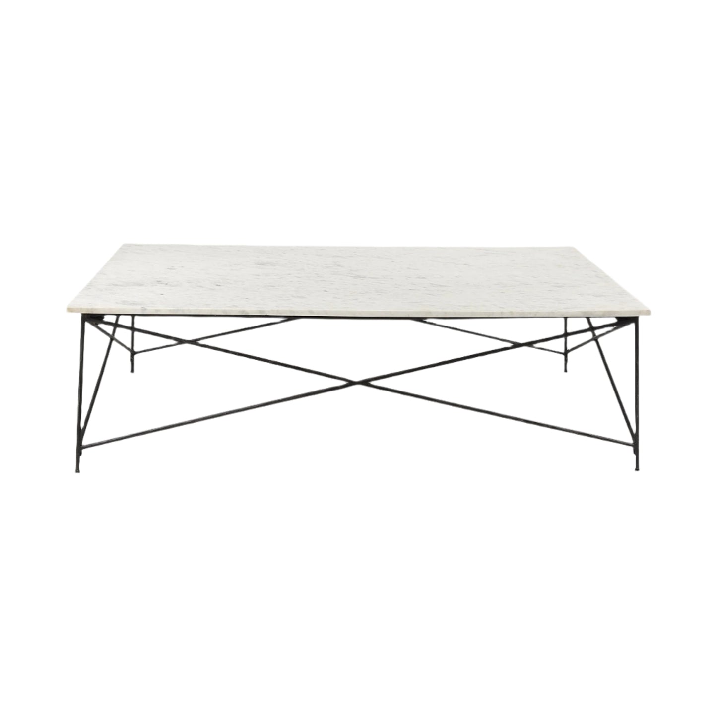 Genie Marble And Iron Coffee Table