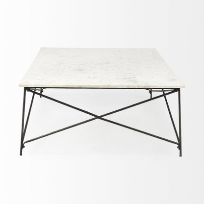 Genie Marble And Iron Coffee Table