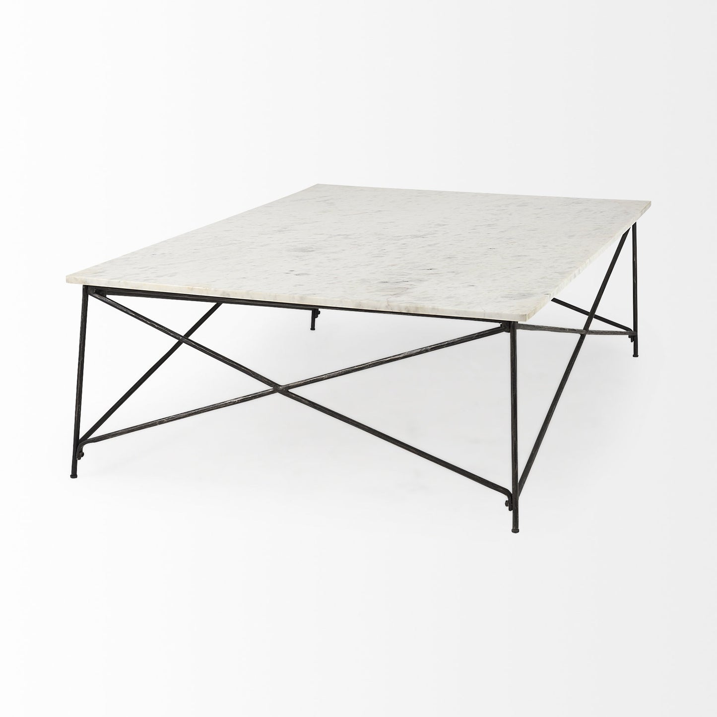 Genie Marble And Iron Coffee Table