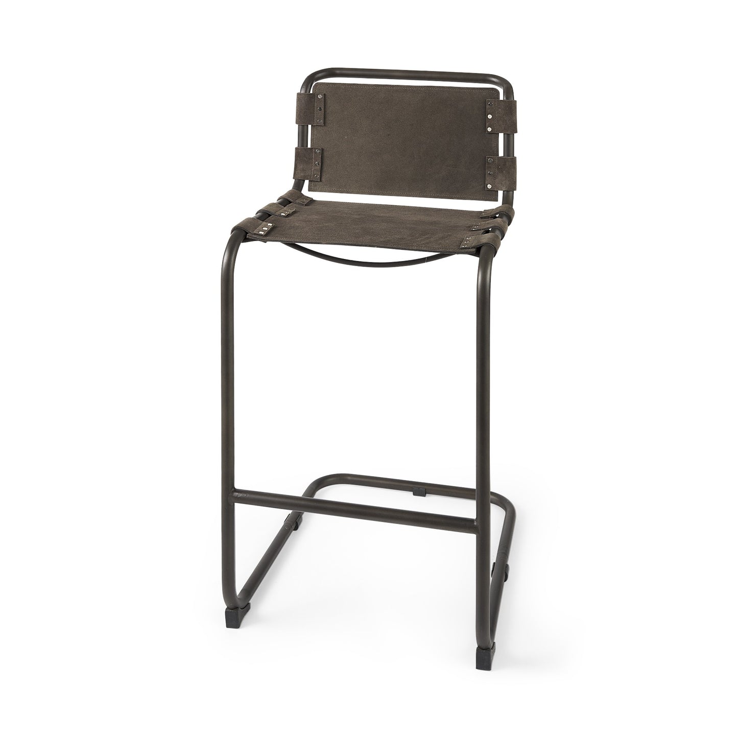 Tessa Iron Bar Chair - 30" Brown