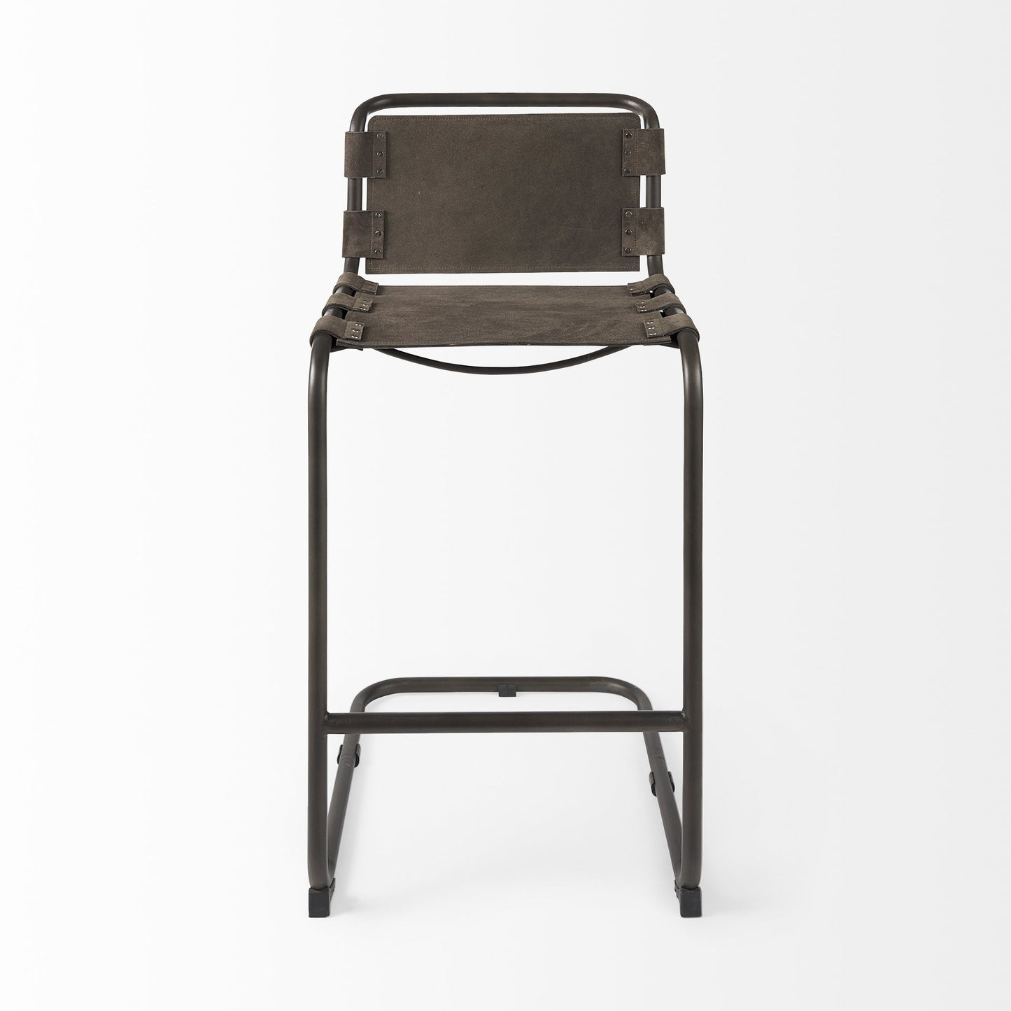 Tessa Iron Bar Chair - 30" Brown