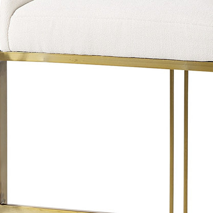 Libby Bar Chair - White & Gold