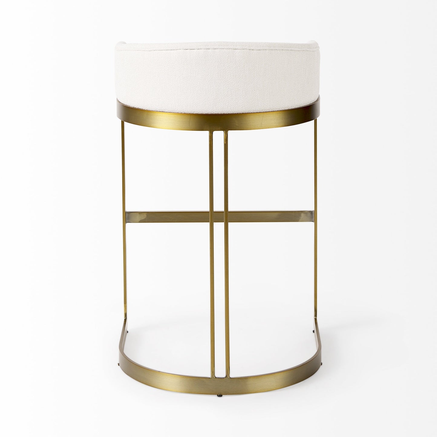 Libby Bar Chair - White & Gold