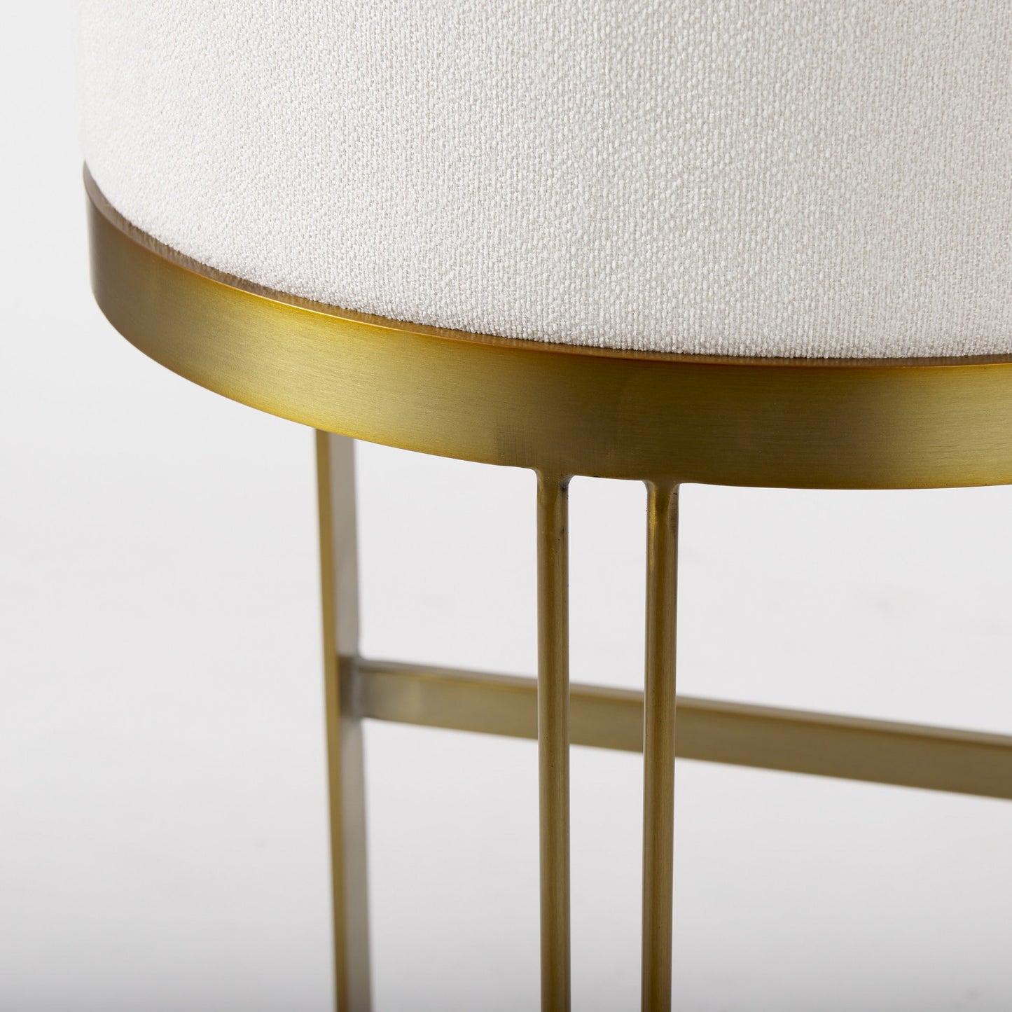 Libby Bar Chair - White & Gold