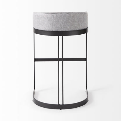 Libby Bar Chair - Gray & Black