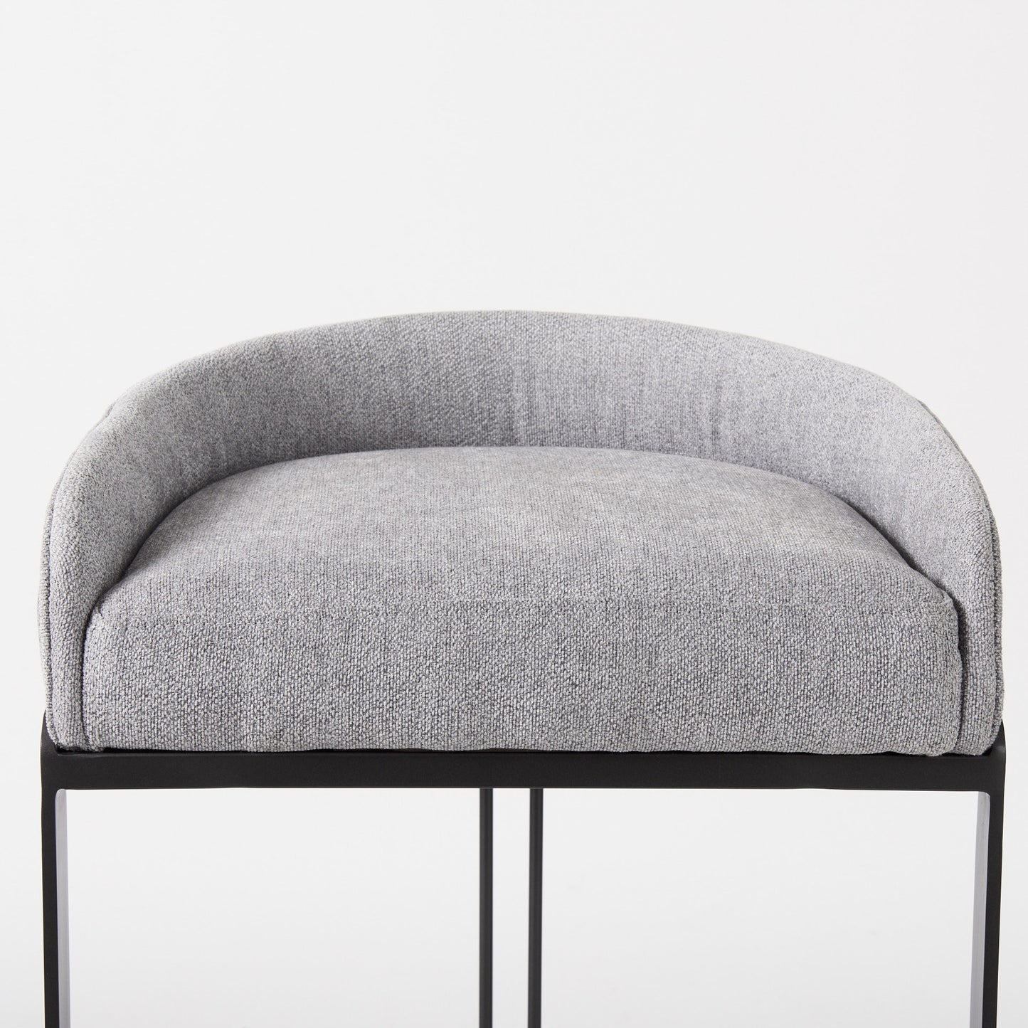 Libby Bar Chair - Gray & Black