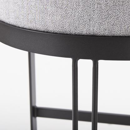 Libby Bar Chair - Gray & Black