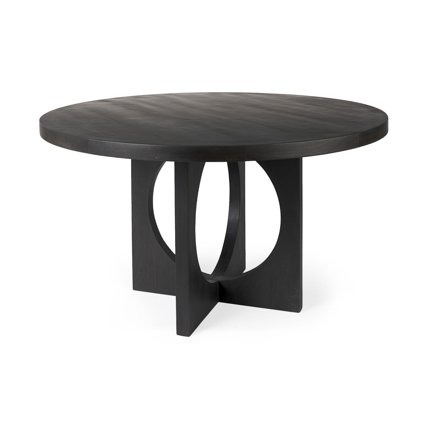 Pierce Pedestal Dining Table - Black