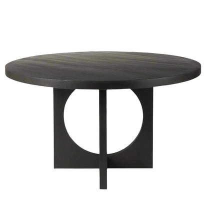 Pierce Pedestal Dining Table - Black