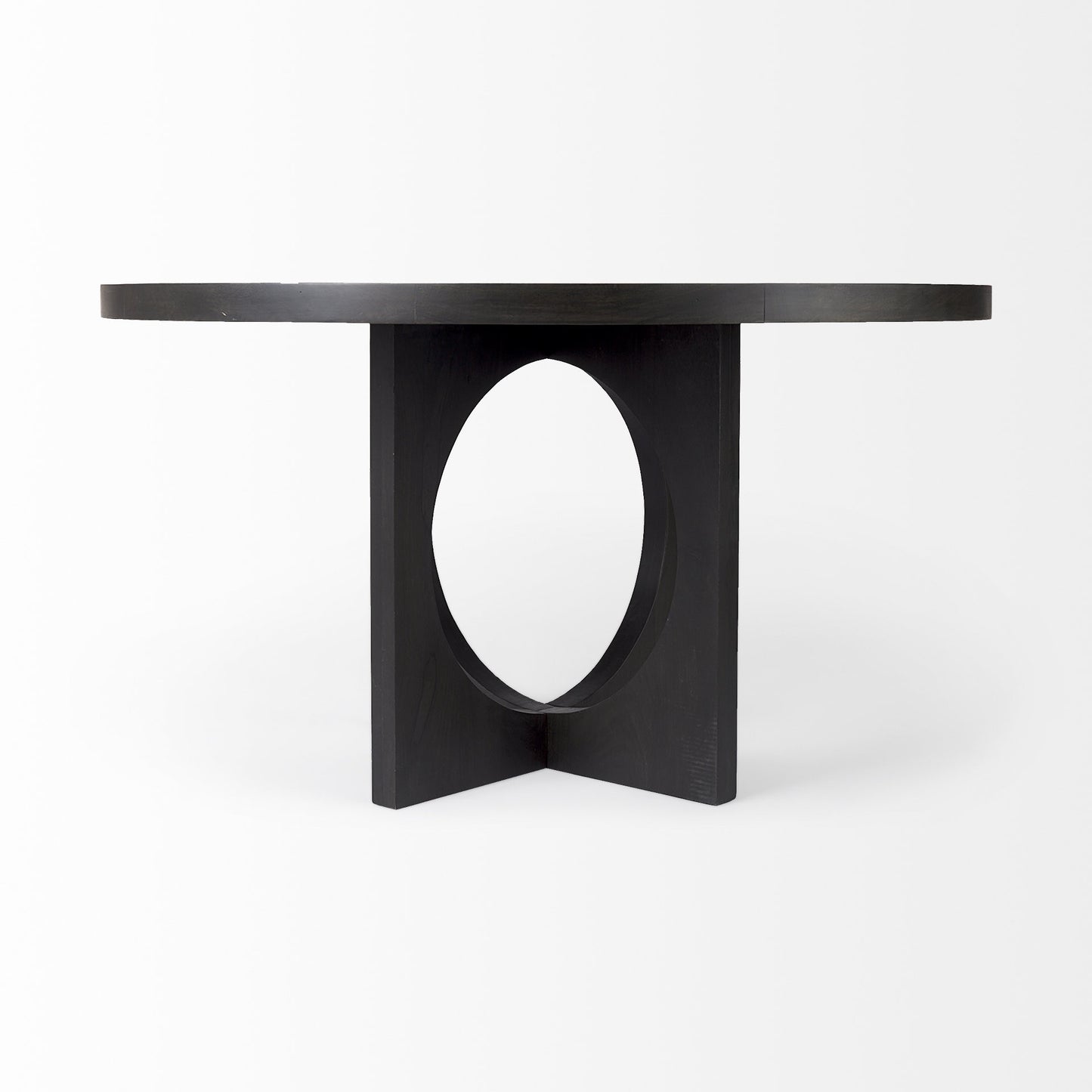 Pierce Pedestal Dining Table - Black