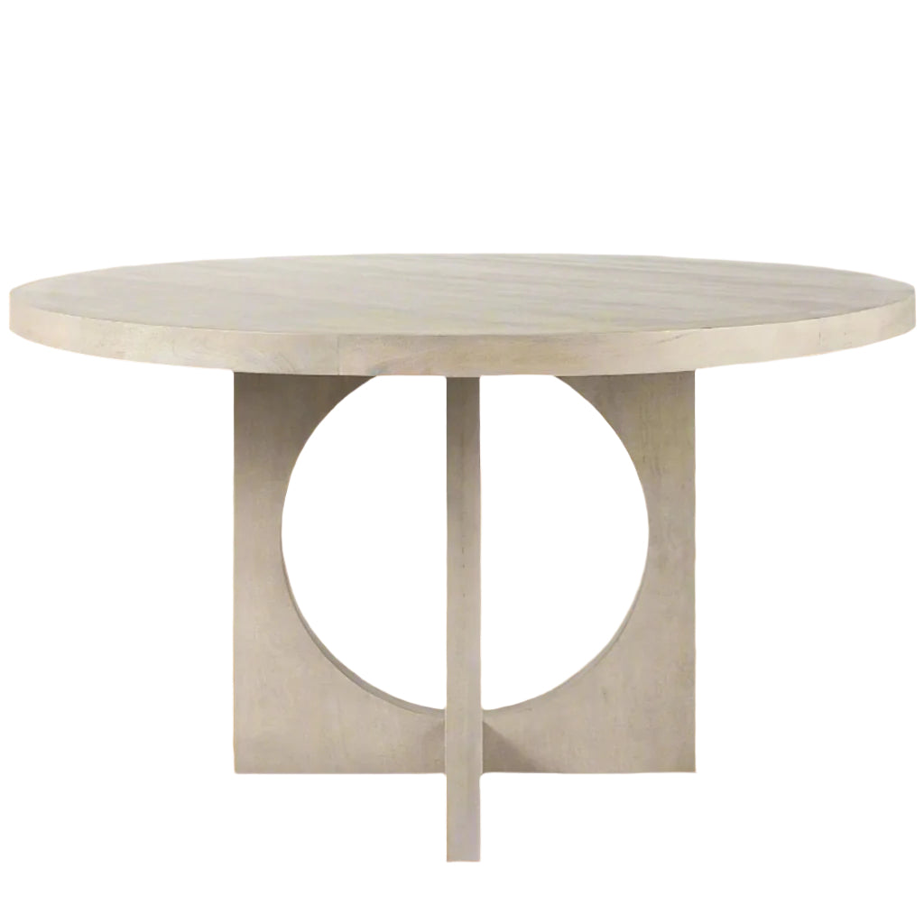 Pierce Pedestal Dining Table - Natural