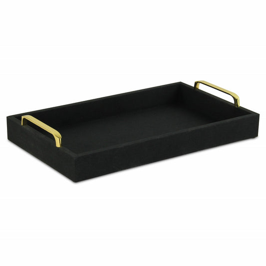 Black Linen Tray