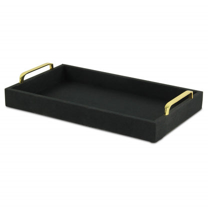 Black Linen Tray