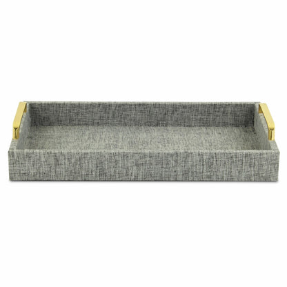 Gray Linen Tray