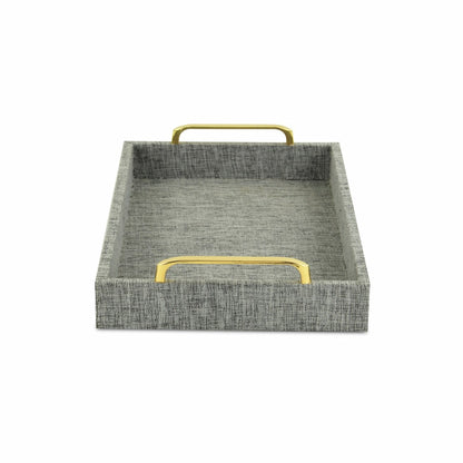 Gray Linen Tray