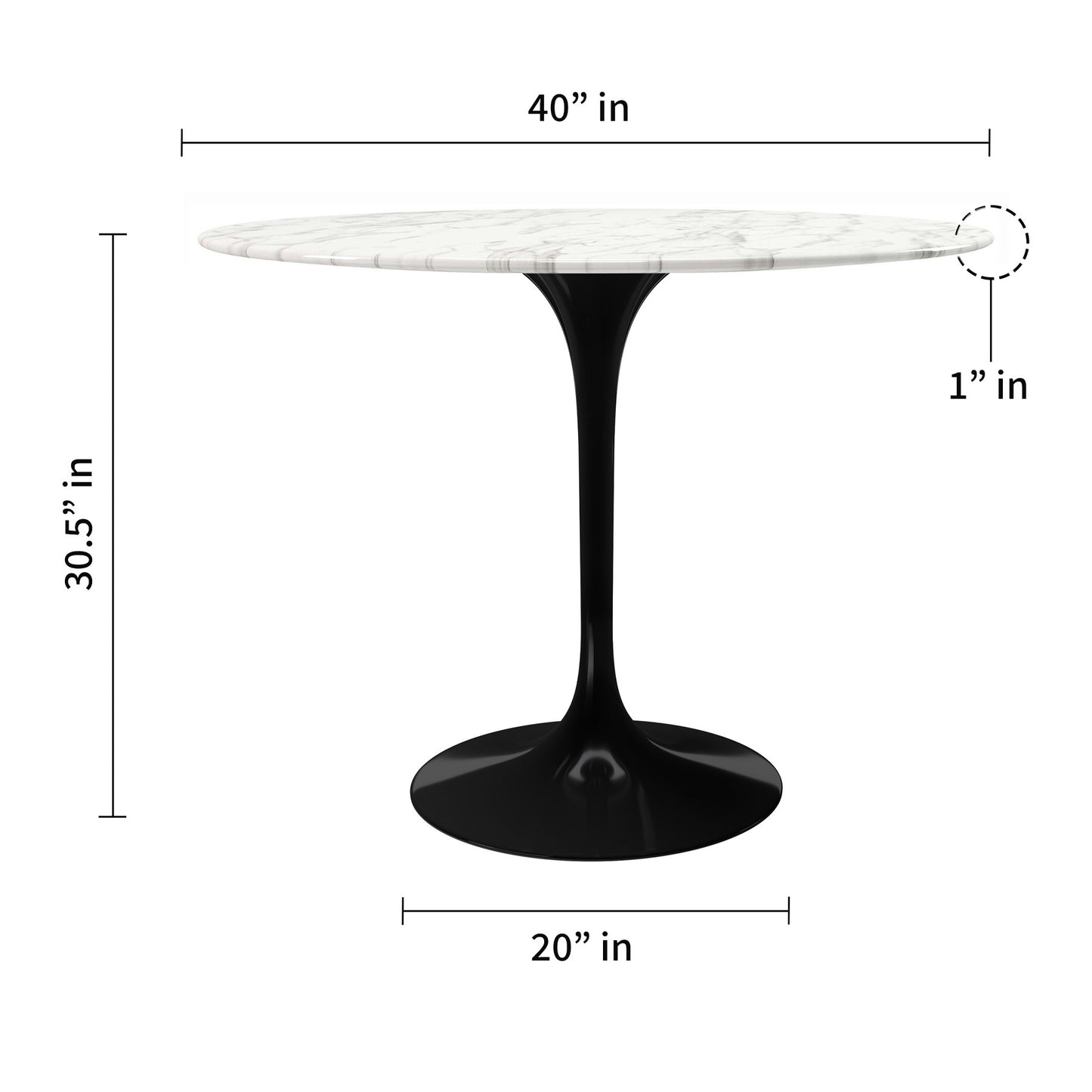 Riesse Marble Dining Table