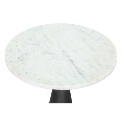 Rilo Marble And Steel Pedestal Table