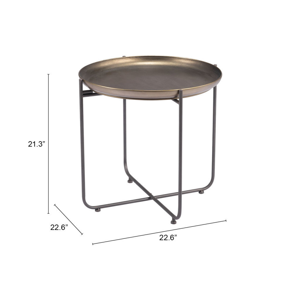 Rona Cross Legs End Table