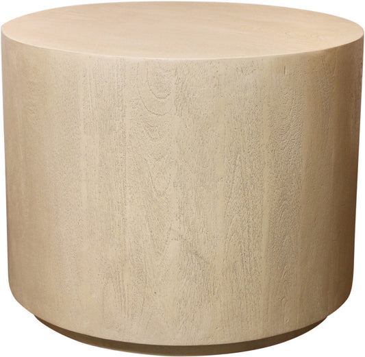 Riva Solid Wood Round End Table