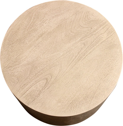 Riva Solid Wood Round End Table