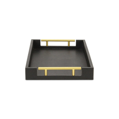 Shagreen Tray - Black