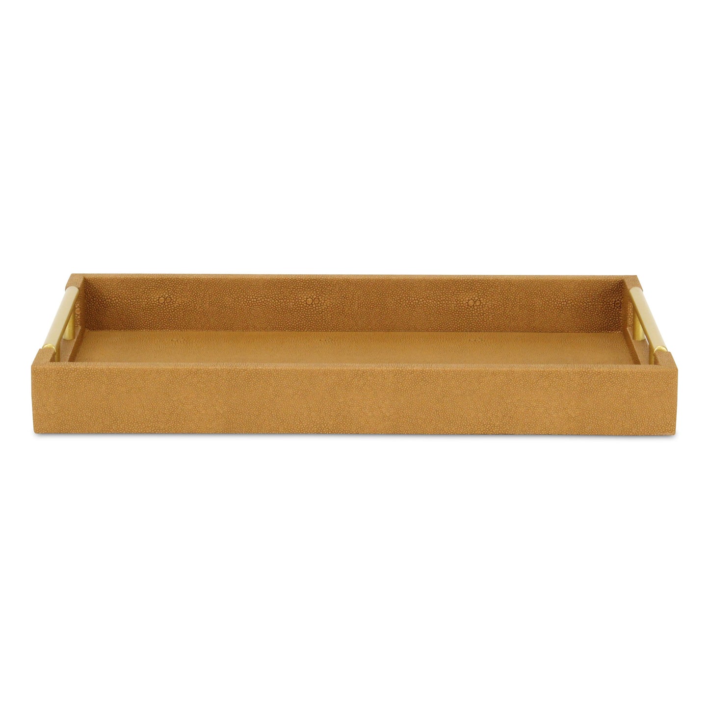 Shagreen Tray - Camel Brown