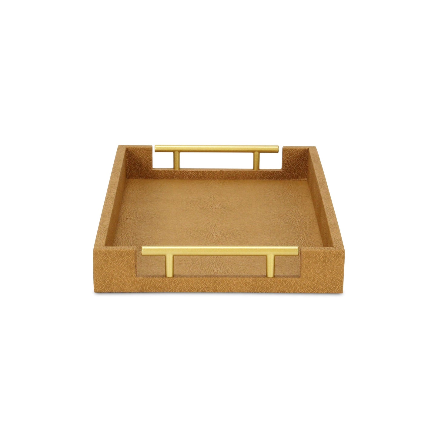 Shagreen Tray - Camel Brown