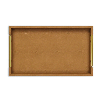 Shagreen Tray - Camel Brown