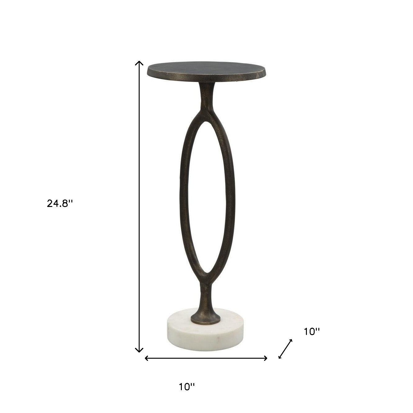 Brisa Pedestal End Table