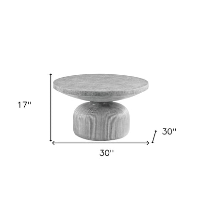 Brent Pedestal Coffee Table