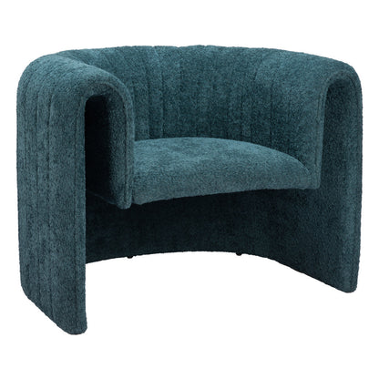 Bailey Aquamarine Tufted Arm Chair