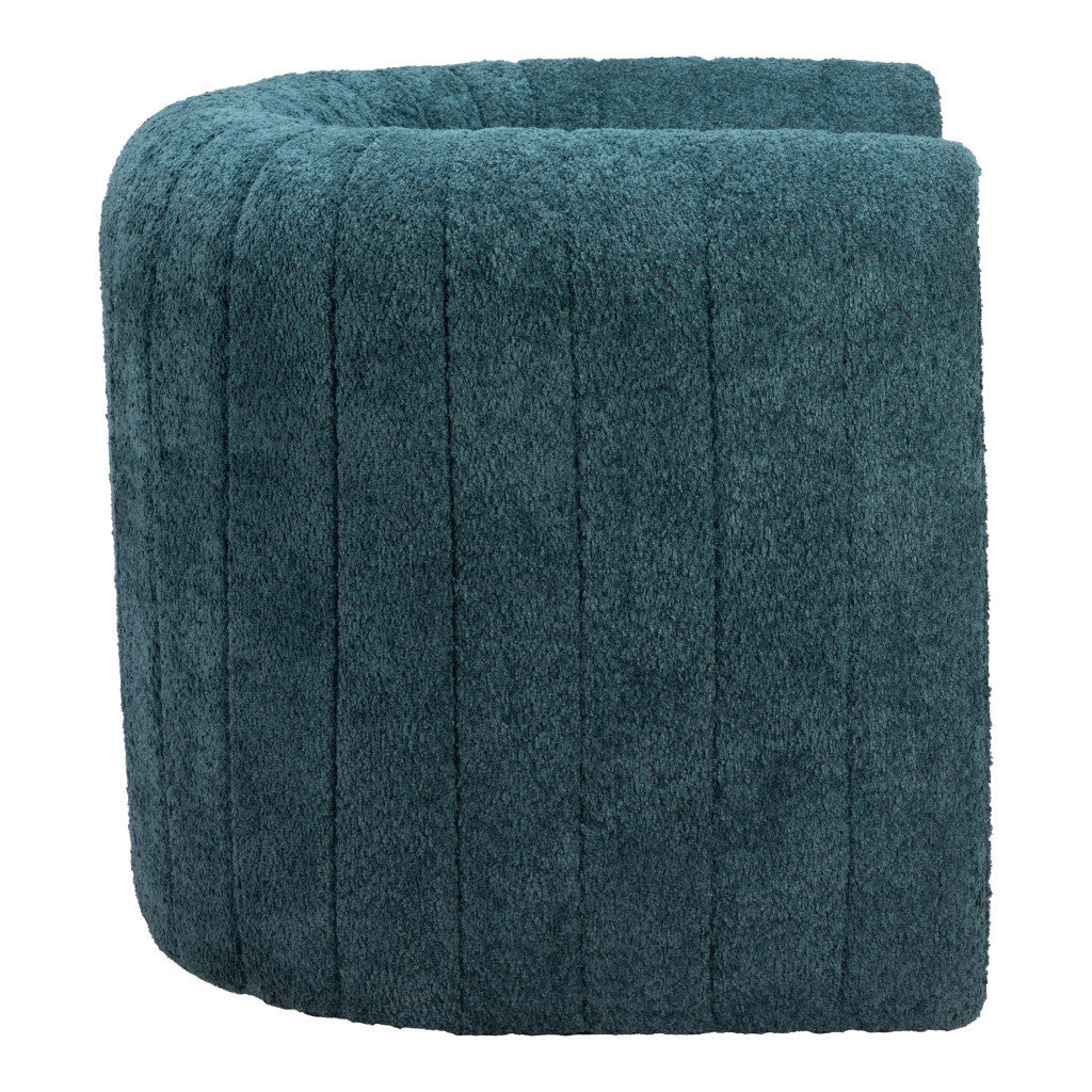 Bailey Aquamarine Tufted Arm Chair