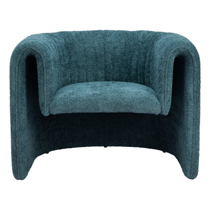 Bailey Aquamarine Tufted Arm Chair