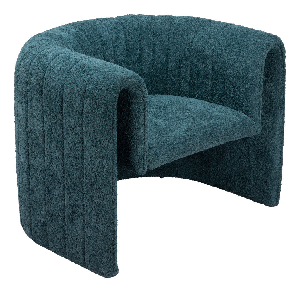 Bailey Aquamarine Tufted Arm Chair